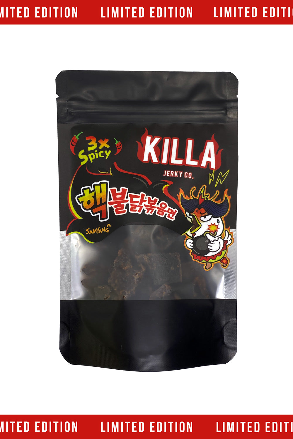 SAMYANG NUCLEAR 3X SPICY RAMEN BEEF JERKY